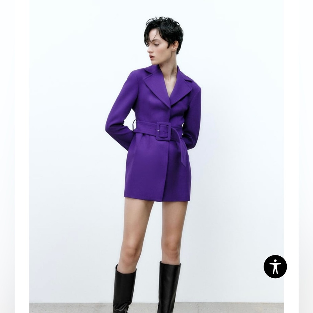 BELTED BLAZER DRESS